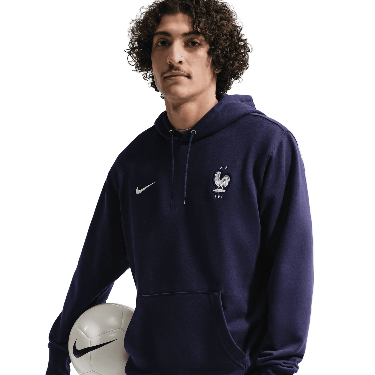 Nike FFF Club Men's Soccer French Terry Pullover Hoodie