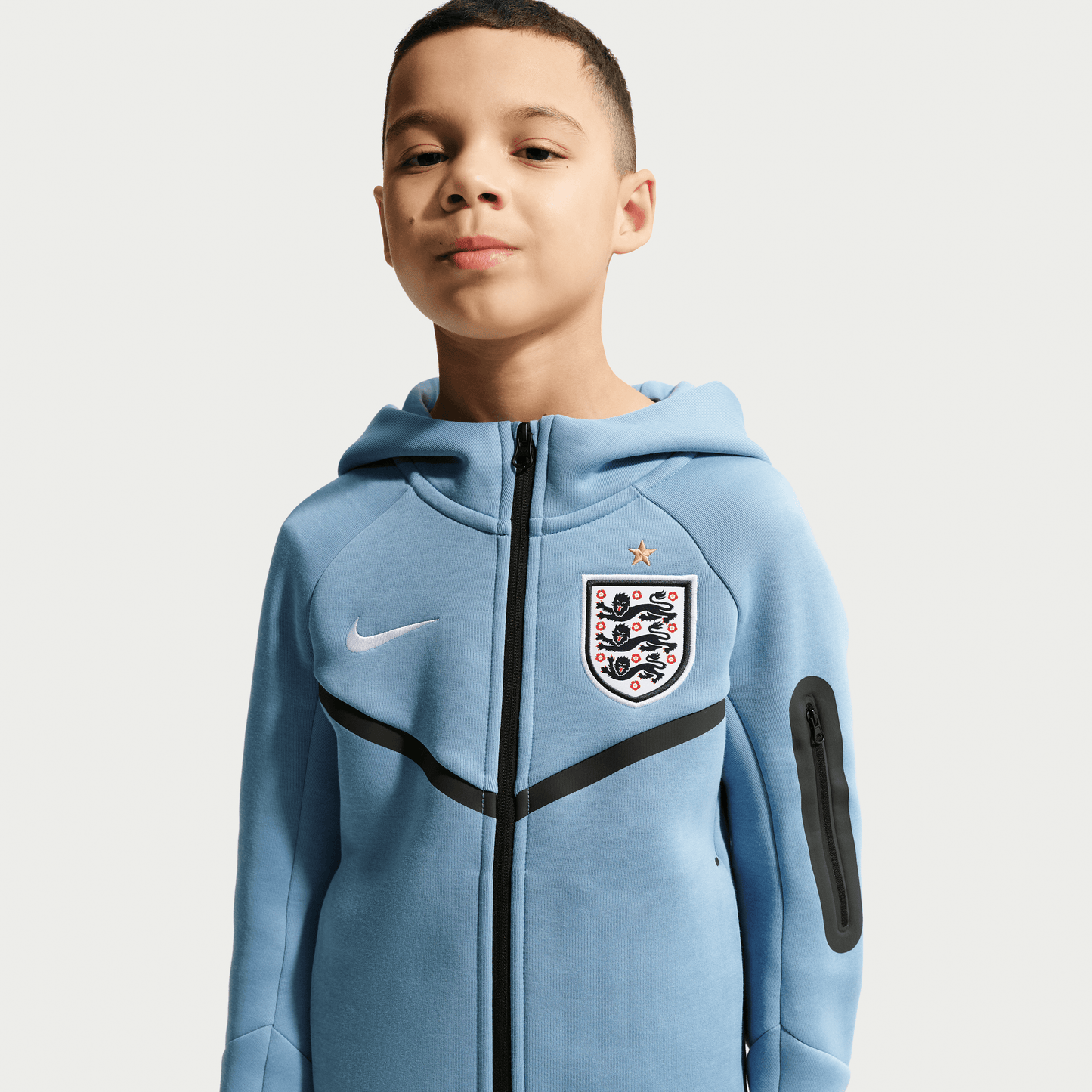 Nike England Tech Fleece Big Kids' (Boys')  Soccer Full-Zip Hoodie
