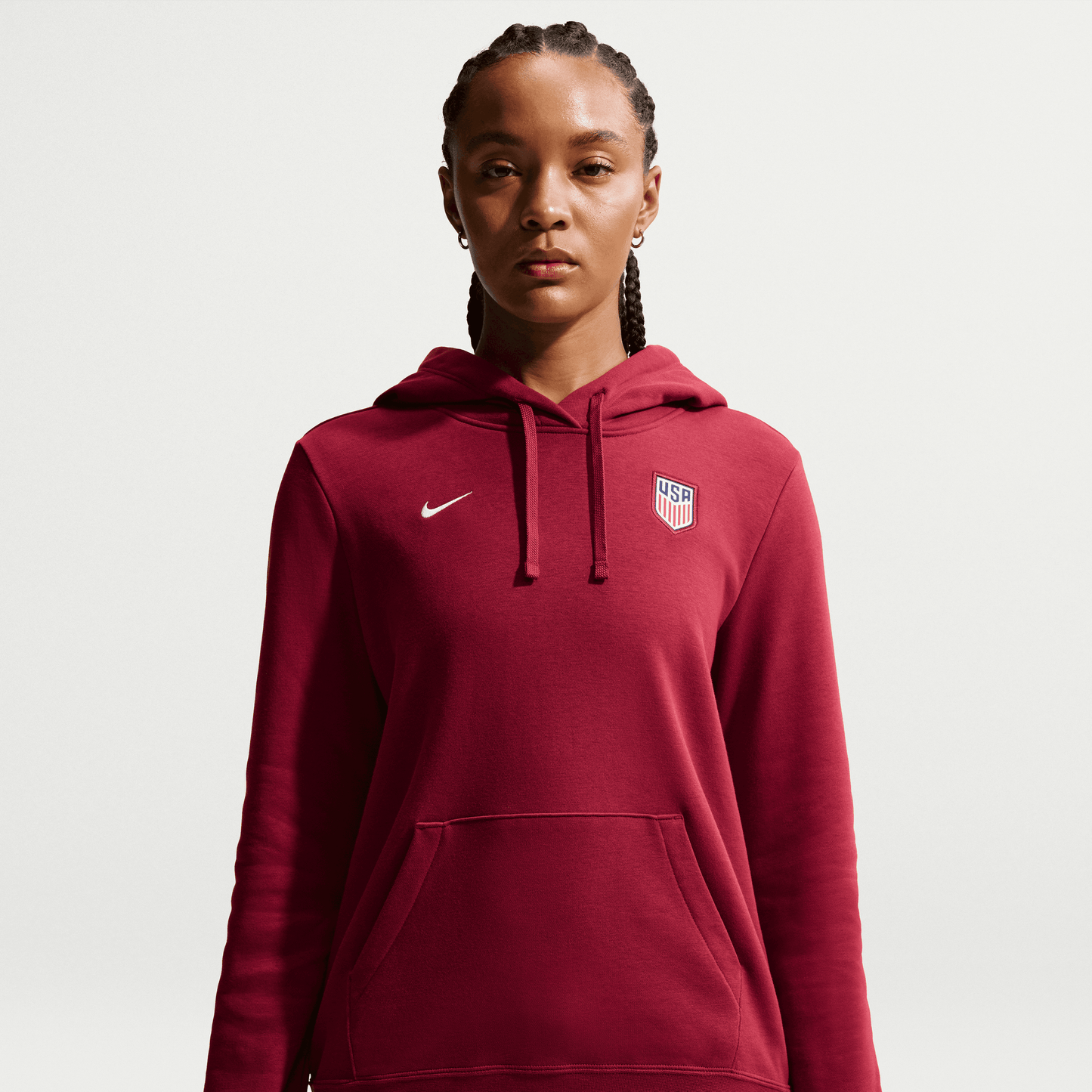 Nike USMNT Club Fleece Women's Soccer Pullover Hoodie