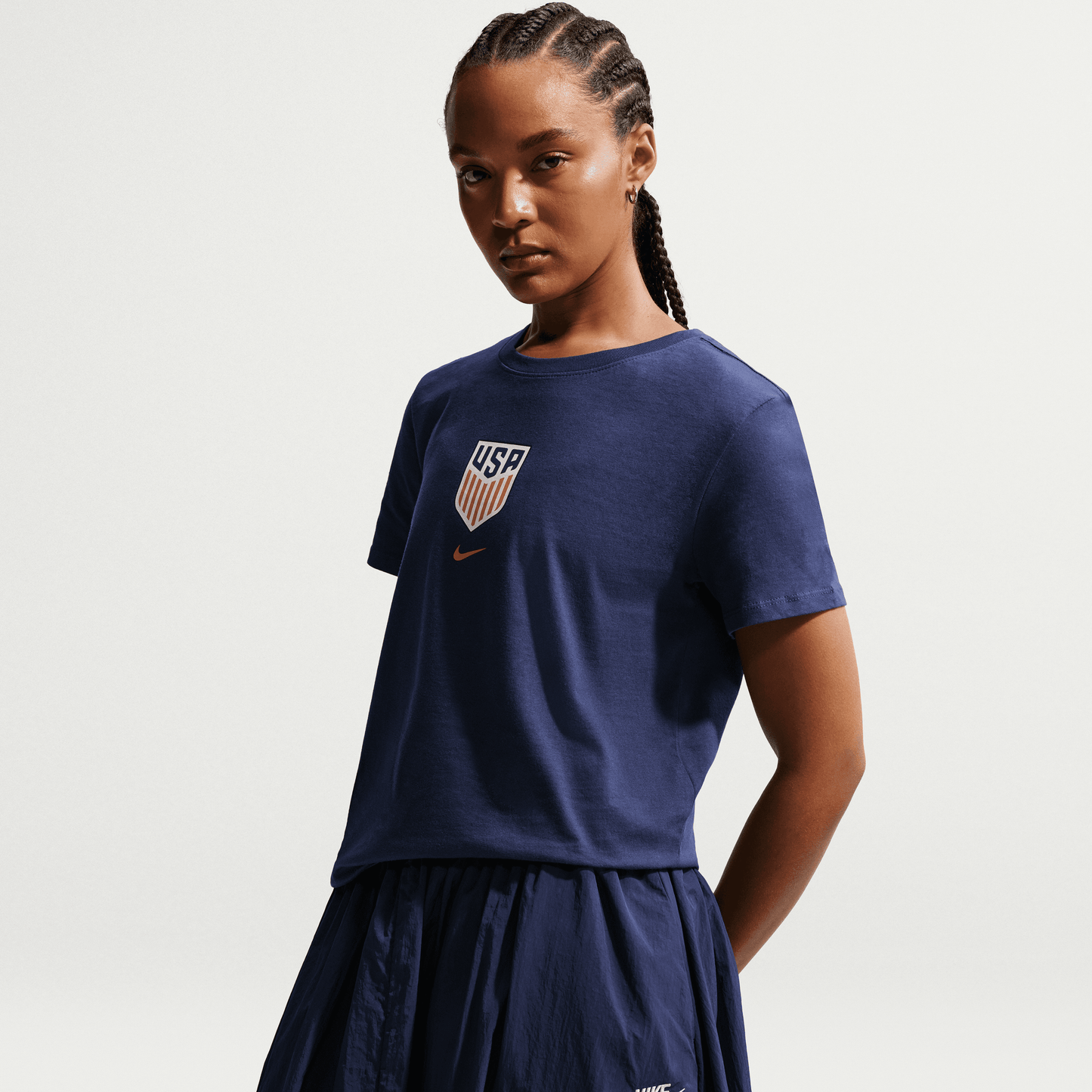 Nike USMNT Women's Nike Soccer T-Shirt-Navy