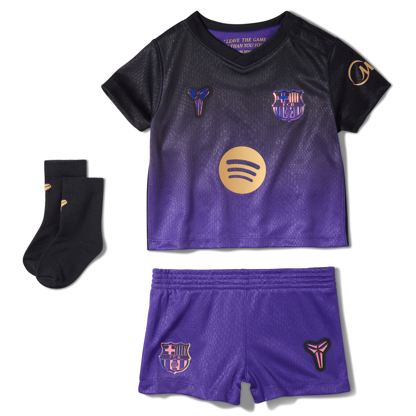 Kobe Bryant Baby/Toddler Unisex FC Barcelona Away Mini Kit 26/27