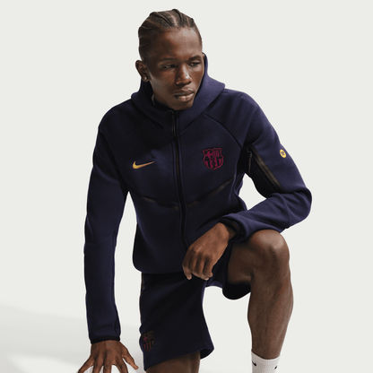 Nike FC Barcelona Tech Fleece Windrunner Soccer Full-Zip Hoodie