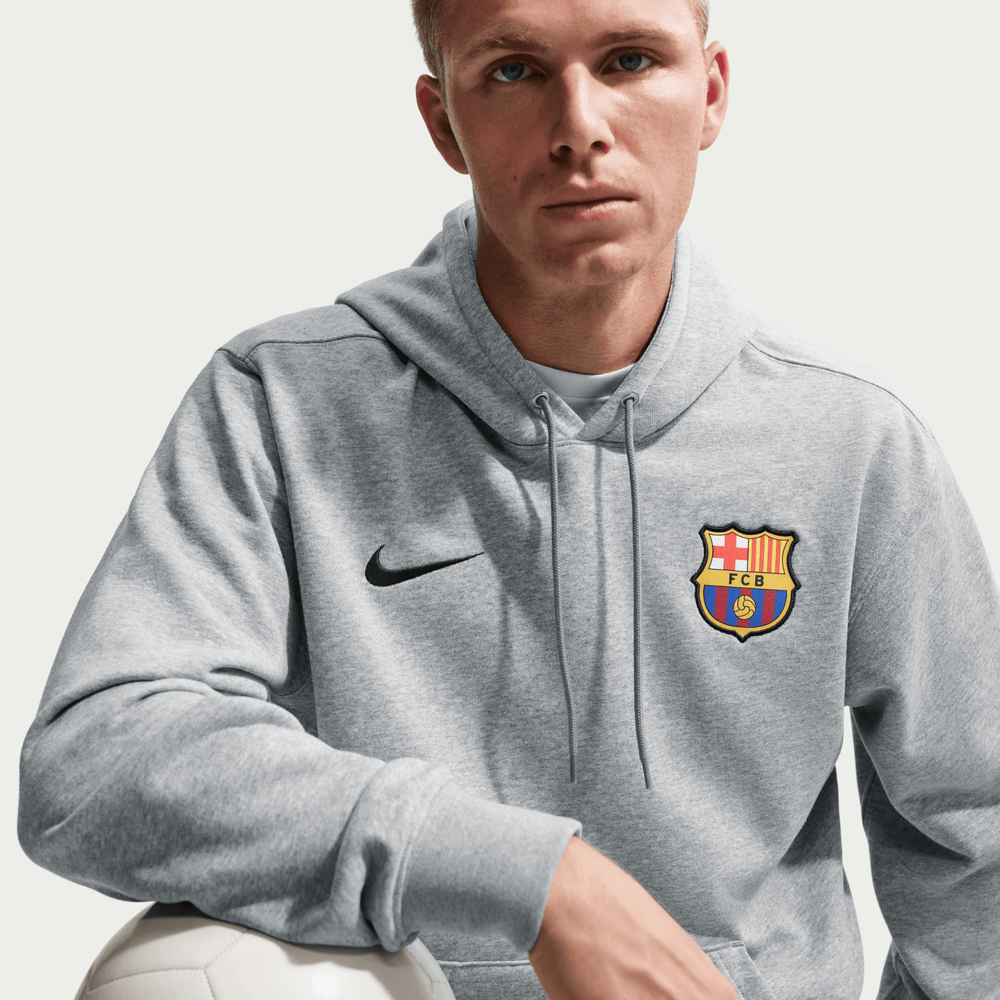 Nike FC Barcelona Club Pullover Hoodie