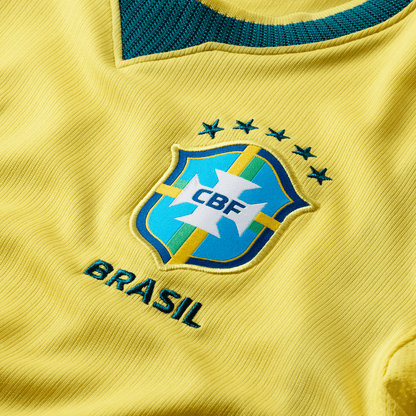 Nike Brazil Big Kids'  Stadium Home Dri-FIT Soccer Replica Jersey 2026
