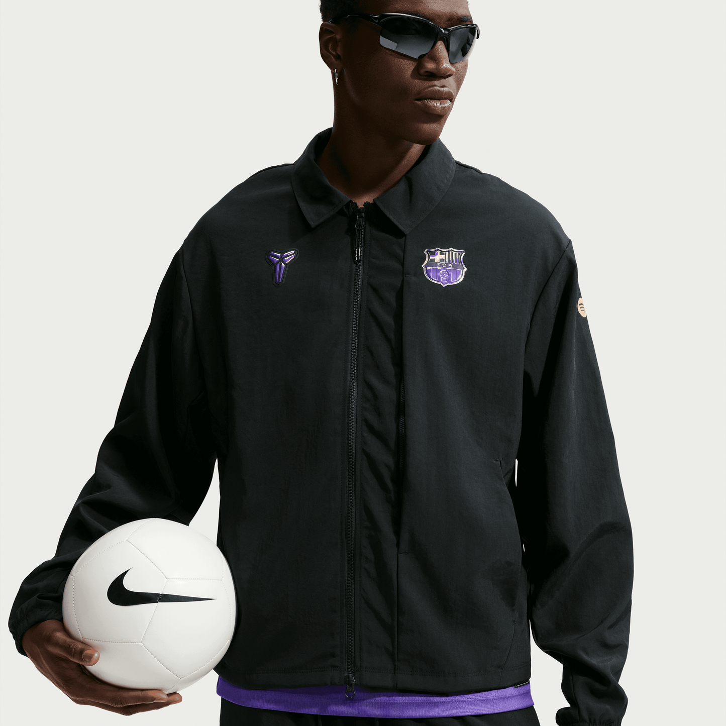 Nike Kobe Bryant FC Barcelona Away Men's  Soccer Woven Jacket