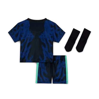 Nike Baby/Toddler Unisex Brazil Stadium Away Jordan Soccer Replica 3-Piece Kit