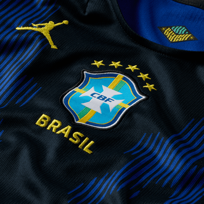 Nike Brazil Big Kids' Jordan Stadium Away Dri-FIT Soccer Replica Jersey 2026