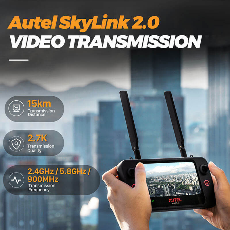 Autel Robotics EVO II Dual 640T V3 Thermal Imaging Drone 640x512 Infrared 8K Camera Rugged Bundle GPS Professional Quadcopter RTF