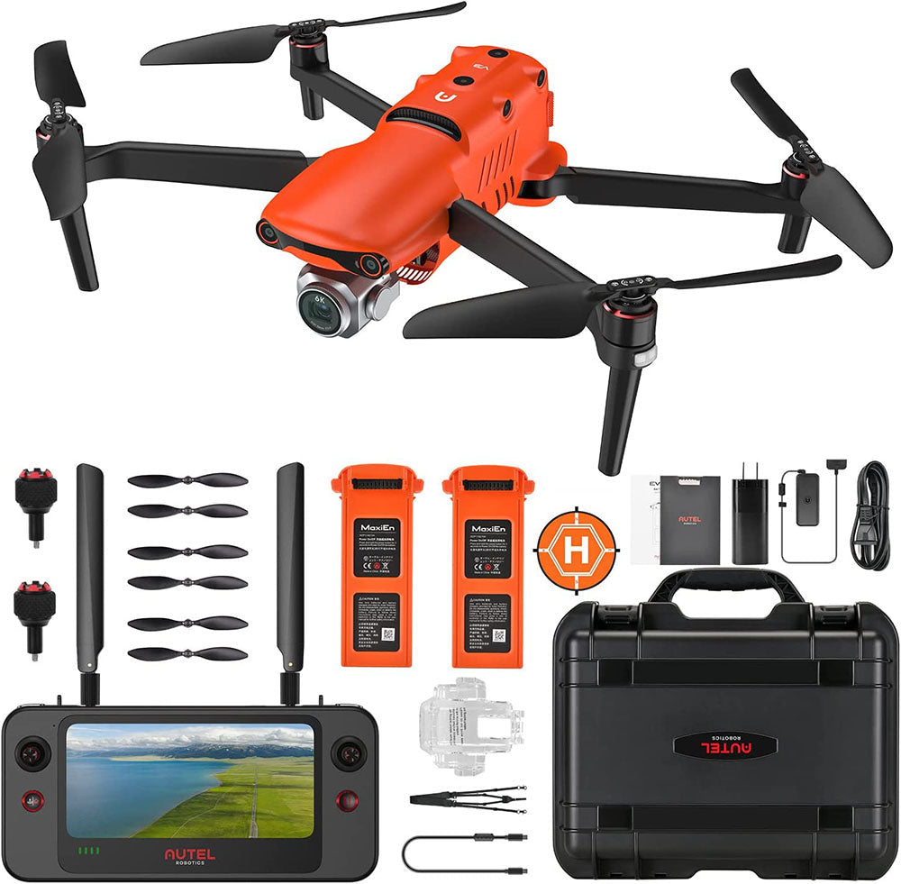 Autel Robotics EVO II Pro V3 6K Drone Rugged Bundle 15KM FPV 40min Flight GPS Professional Aerial Photography Quadcopter RTF
