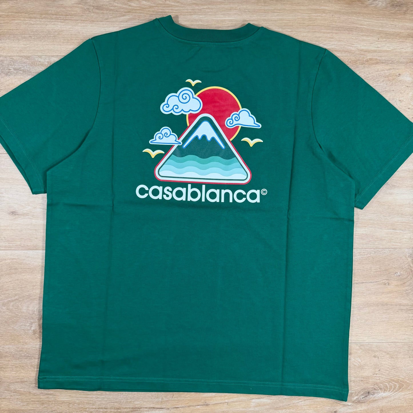 Casablanca Montagne Ondulee T-Shirt in Green