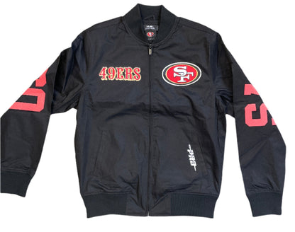 Pro Standard San Francisco 49ers Wingspan Twill Jacket - Black