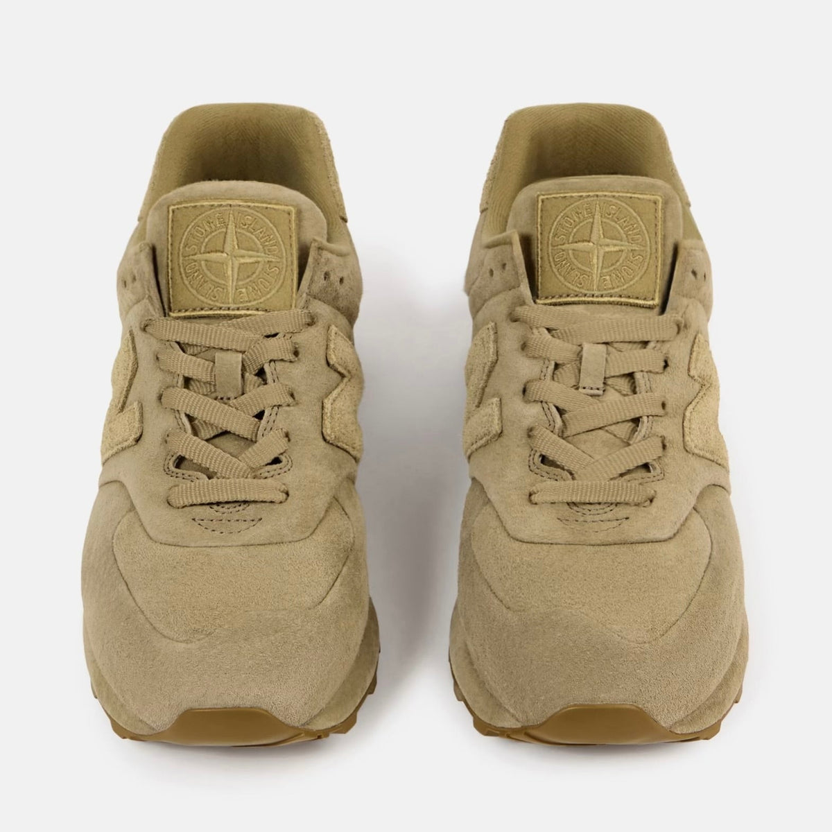Stone Island | New Balance 574 Ghost Trainers in Dark Beige