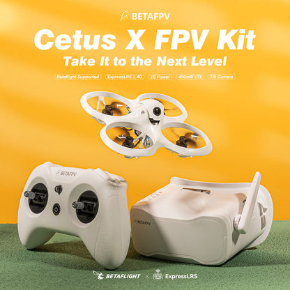 BETAFPV Cetus X FPV Kit Quadcopter Brushless FPV Drone ELRS 2.4G / Frsky FC Indoor Racing Quadcopter