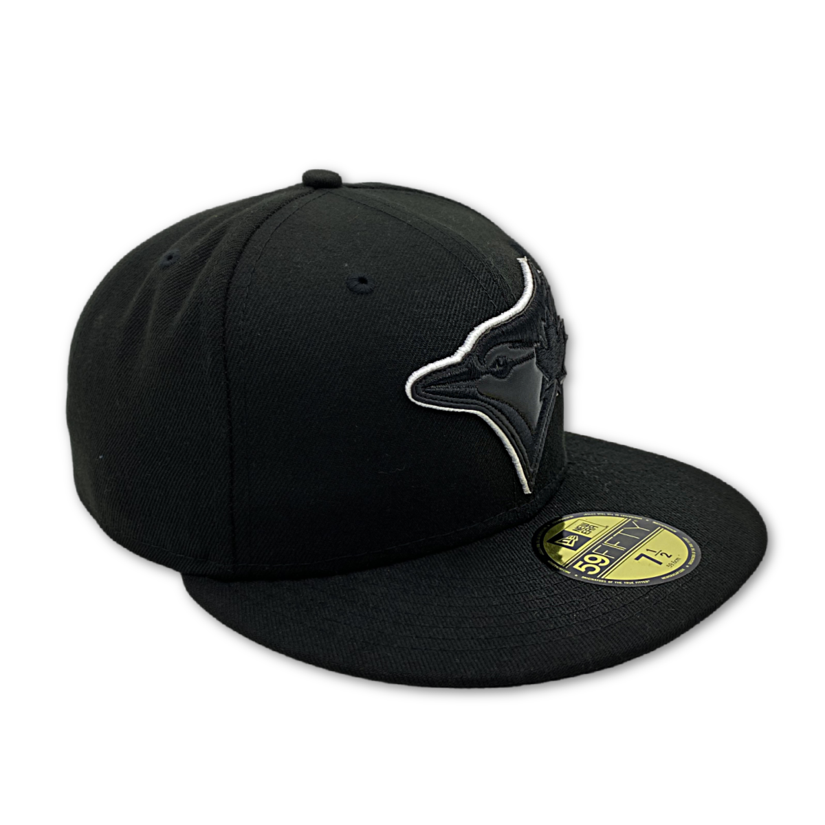 TORONTO BLUE JAYS Leather BASIC 59FIFTY FITTED -BLACK/WHITE