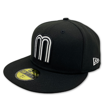 NEW ERA OFFICIAL MEXICO 59FIFTY FITTED HAT-BLACK