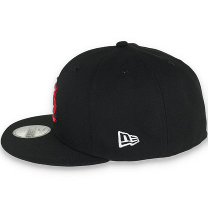 New Era St. Louis Cardinals Metallic Logo 129 Anniversary Side Patch 59FIFTY Fitted - Black