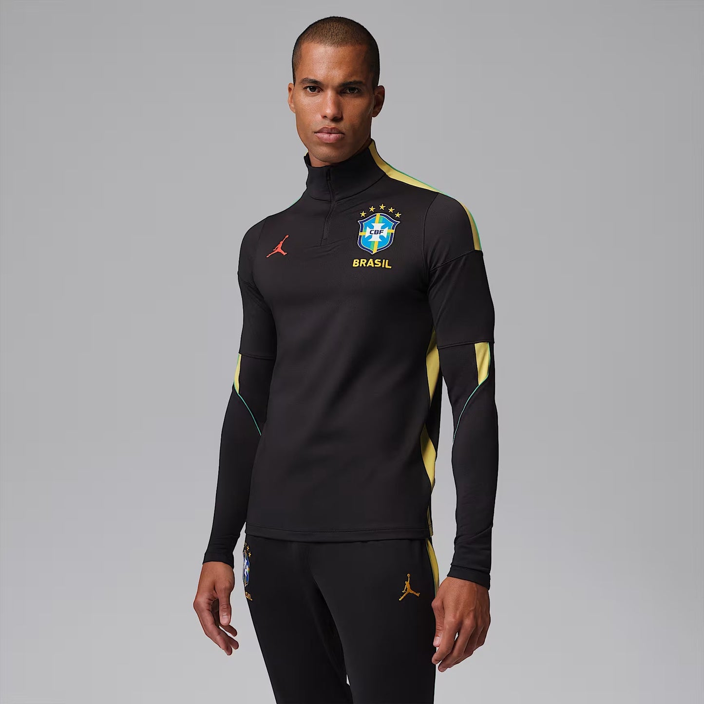 Brazil Strike Men's Nike Dri-FIT Soccer Drill Top