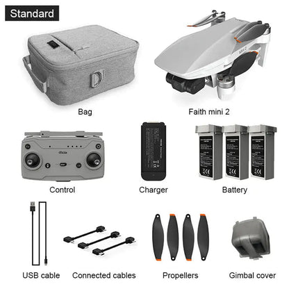 CFLY Faith Mini2 Upgraded version 4K Drone 5KM FPV Profesional 3-Axis Gimbal 240g Foldable Brushless Quadcopter