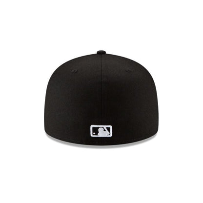 CHICAGO WHITE SOX NEW ERA BLACK OUTLINE 59FIFTY FITTED-BLACK