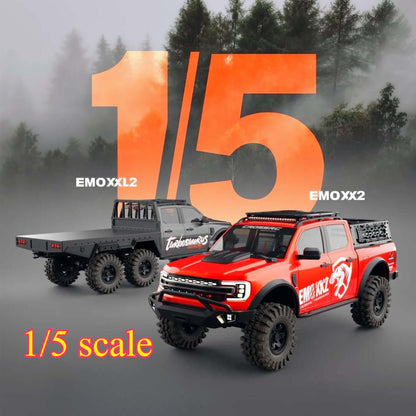 CROSSRC EMO XX2 XXL2 1/5 Scale 4WD 6WD Brushless RC Rock Crawler Steel Chassis ARTR/RTR