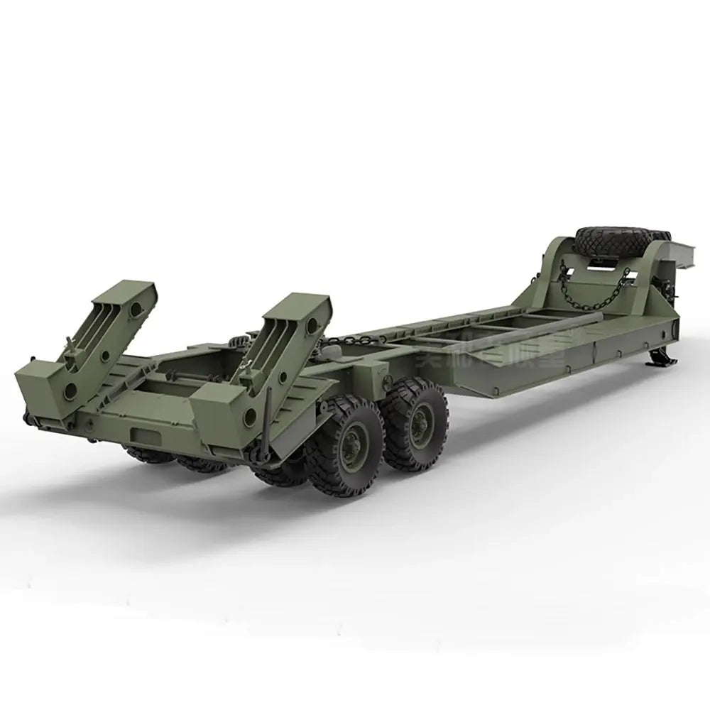 CROSSRC BC8 HG 1/12 Scale RC Military Tractor Truck Tail Lift Flat Trailer RTR