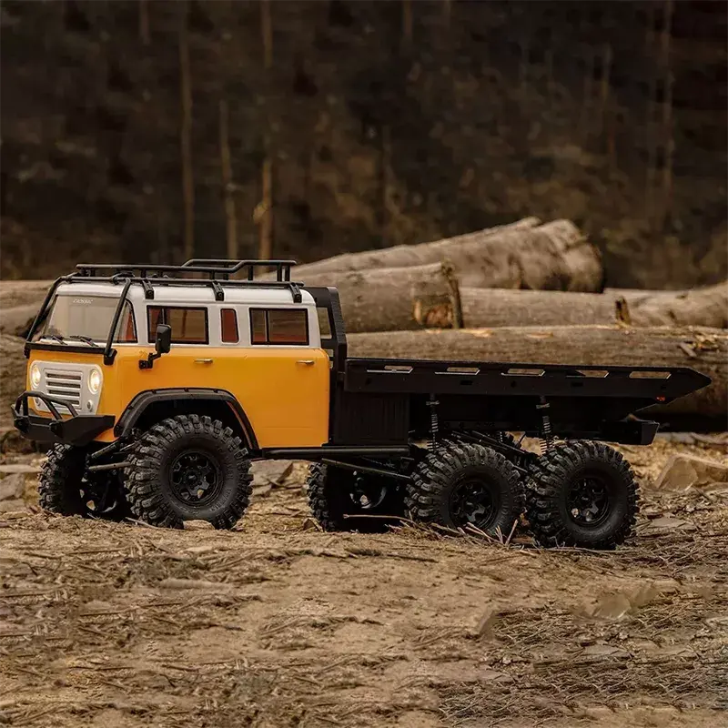 CROSSRC EMO JT6 1/10 Scale 6WD 6x6 RC Crawler Flatbed Truck Trailer Off-Road RTR