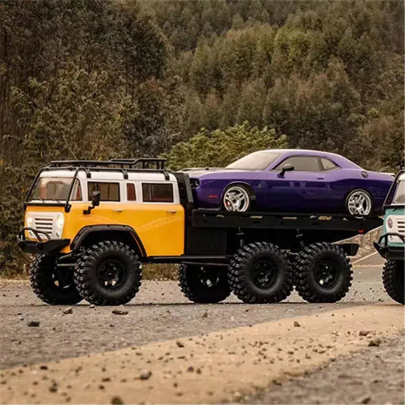 CROSSRC EMO JT6 1/10 Scale 6WD 6x6 RC Crawler Flatbed Truck Trailer Off-Road RTR