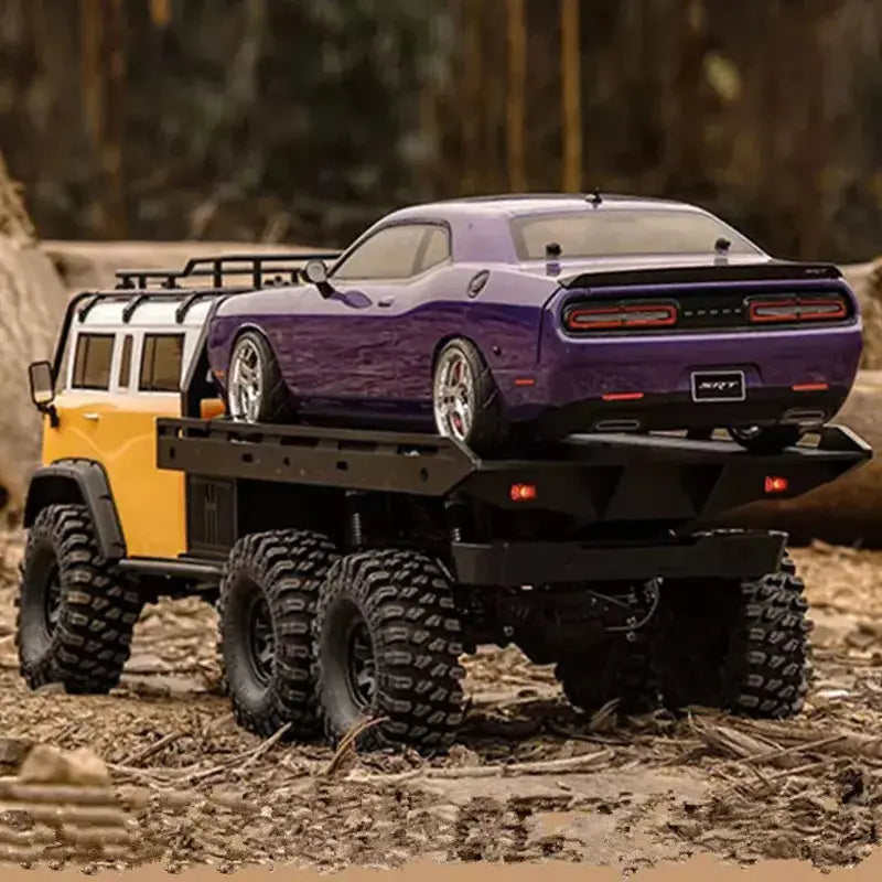 CROSSRC EMO JT6 1/10 Scale 6WD 6x6 RC Crawler Flatbed Truck Trailer Off-Road RTR