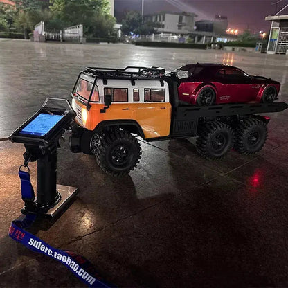 CROSSRC EMO JT6 1/10 Scale 6WD 6x6 RC Crawler Flatbed Truck Trailer Off-Road RTR