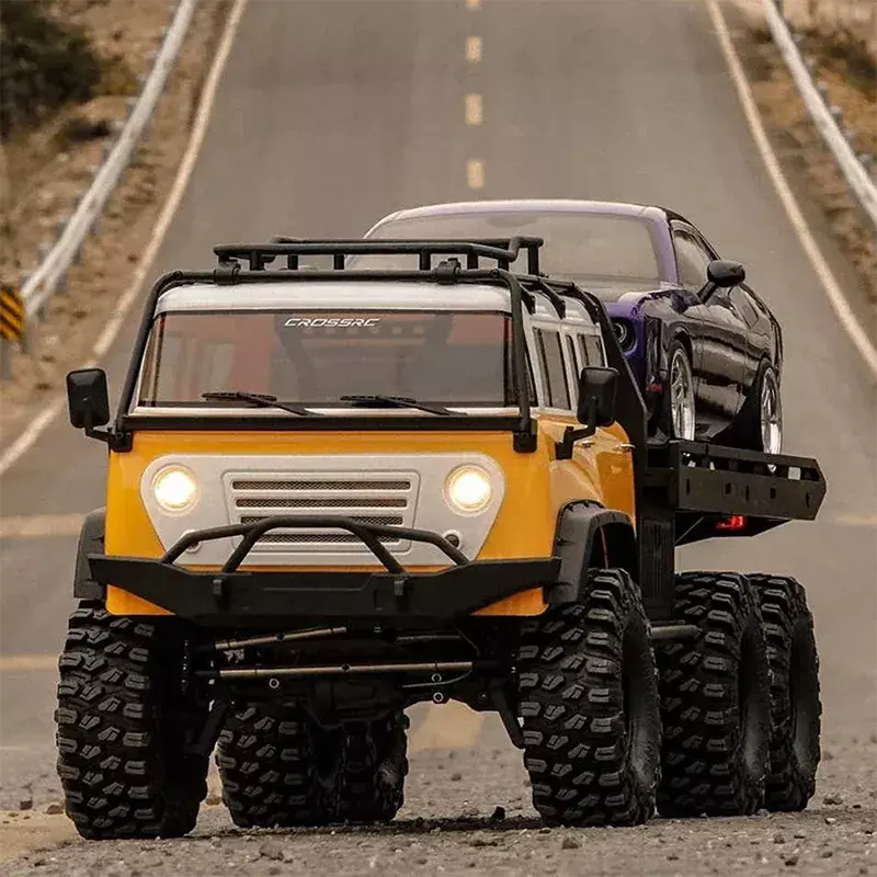 CROSSRC EMO JT6 1/10 Scale 6WD 6x6 RC Crawler Flatbed Truck Trailer Off-Road RTR