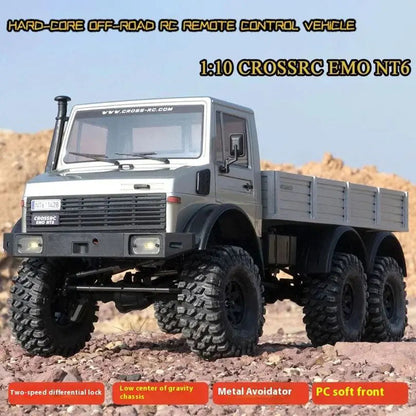CROSSRC EMO NT6 Unimog 1/10 Scale 6WD 6x6 RC Off-Road Crawler Simulation Truck RTR