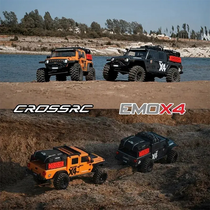 CROSSRC EMO X4 Big Leopard 1/8 4WD RC Rock Crawler Off-Road Rescue RTR