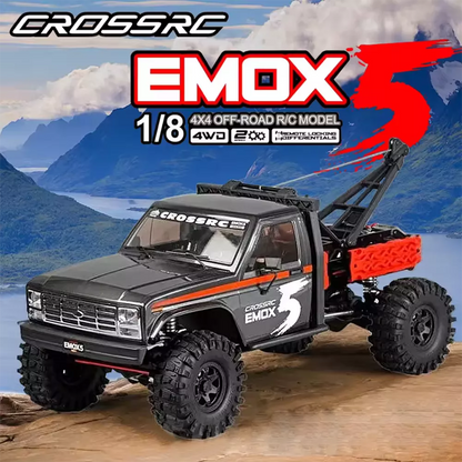 CROSSRC EMO X5 1/8 Scale 4WD Brushless RC Rock Crawler Off-Road Rescue Truck RTR