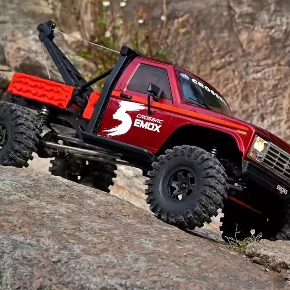 CROSSRC EMO X5 1/8 Scale 4WD Brushless RC Rock Crawler Off-Road Rescue Truck RTR