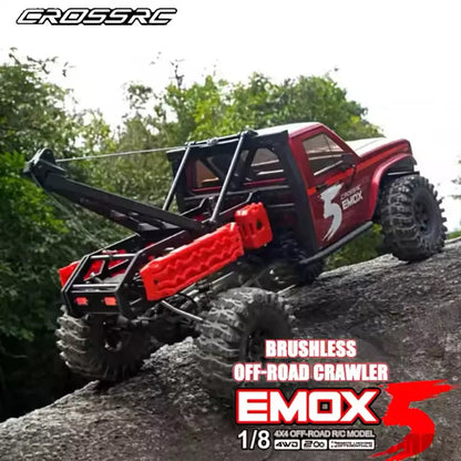 CROSSRC EMO X5 1/8 Scale 4WD Brushless RC Rock Crawler Off-Road Rescue Truck RTR