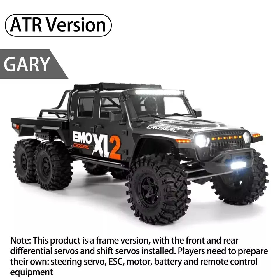 CROSSRC EMO XL2 Big Mustang 1/8 6WD RC Rock Crawler Diff Lock Off-Road RTR
