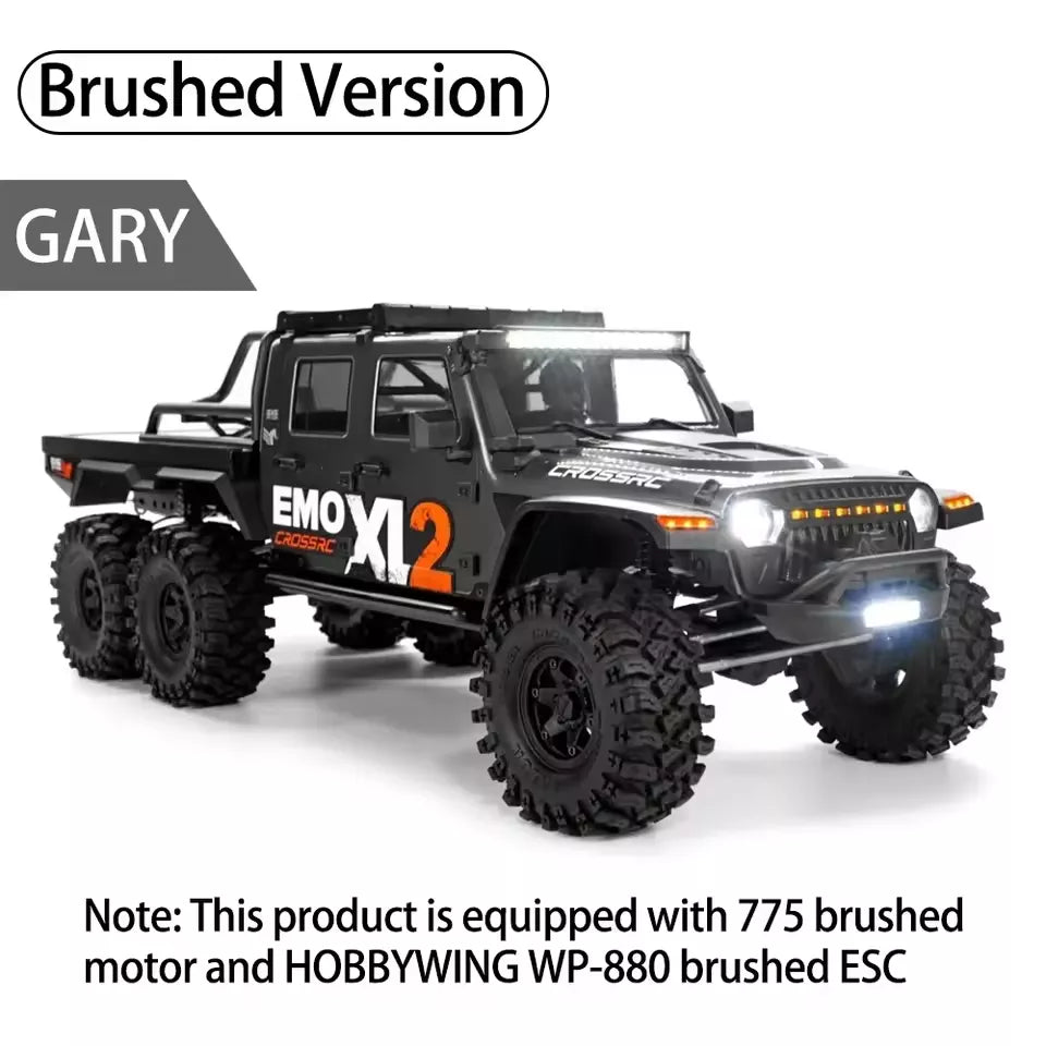 CROSSRC EMO XL2 Big Mustang 1/8 6WD RC Rock Crawler Diff Lock Off-Road RTR