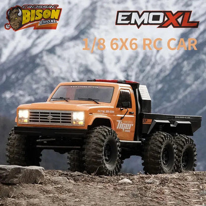 CROSSRC EMO XL Big Bison 1/8 6WD 6x6 RC Rock Crawler Off-Road Electric Truck RTR