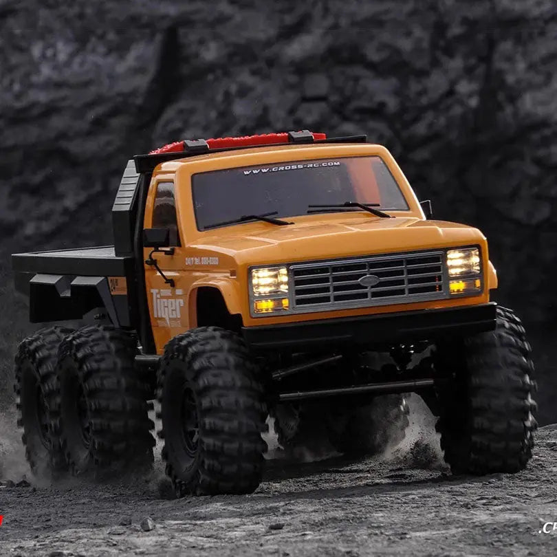CROSSRC EMO XL Big Bison 1/8 6WD 6x6 RC Rock Crawler Off-Road Electric Truck RTR