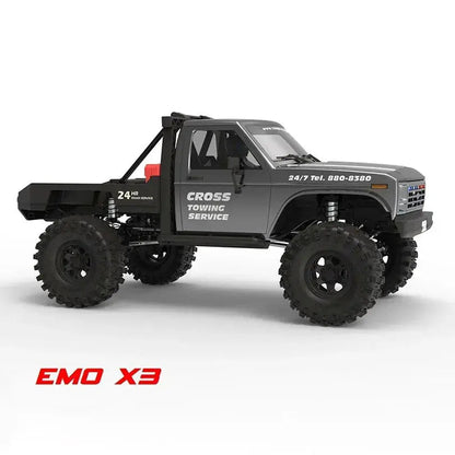 CROSSRC EMO X3 1/8 Scale 4WD Brushless RC Rock Crawler Off-Road Rescue Truck RTR
