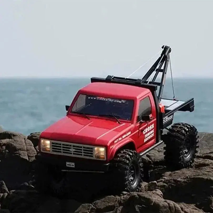 CROSSRC EMO X3 1/8 Scale 4WD Brushless RC Rock Crawler Off-Road Rescue Truck RTR
