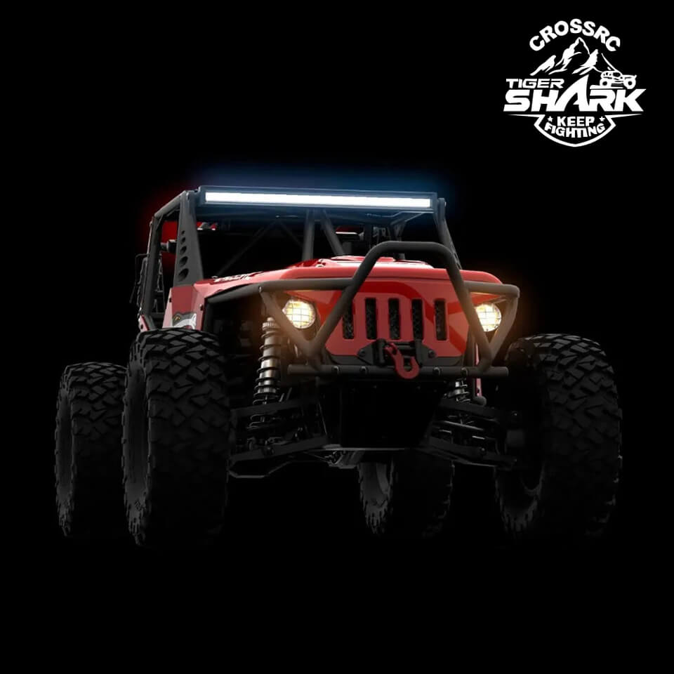 CROSSRC UT4 PRO Tiger Shark 1/7 Scale 4WD Brushless RC Rock Crawler High-Speed Off-Road RTR