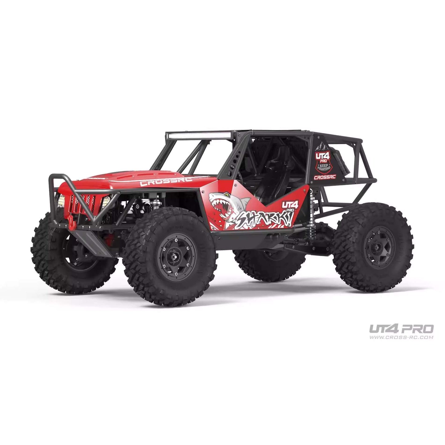 CROSSRC UT4 PRO Tiger Shark 1/7 Scale 4WD Brushless RC Rock Crawler High-Speed Off-Road RTR