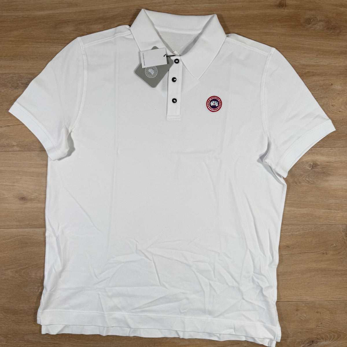Canada Goose Beckley Polo Shirt in White