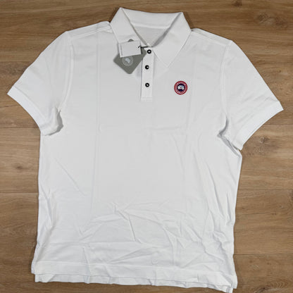 Canada Goose Beckley Polo Shirt in White