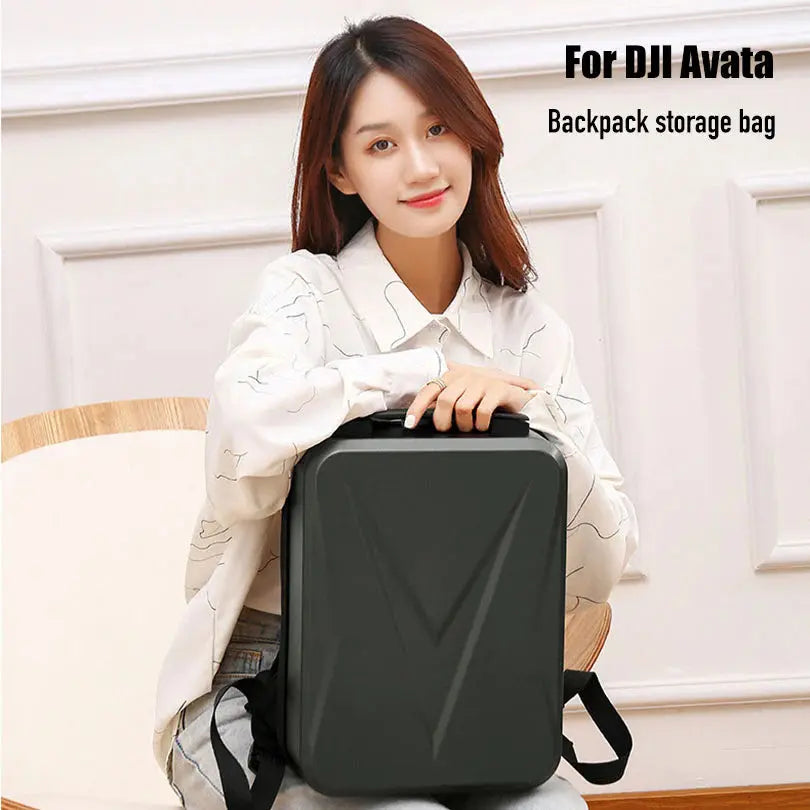 DJI Avata Hard Shell Backpack Storage Bag Waterproof Carrying Case FPV Drone Accessories