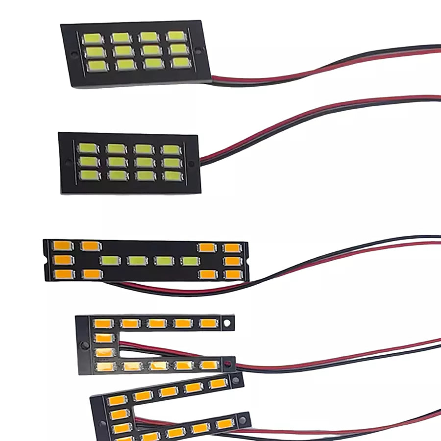 CROSSRC EMO XX XXL 1/6 RC Crawler Metal Front Bumper LED Light Mod Accessory