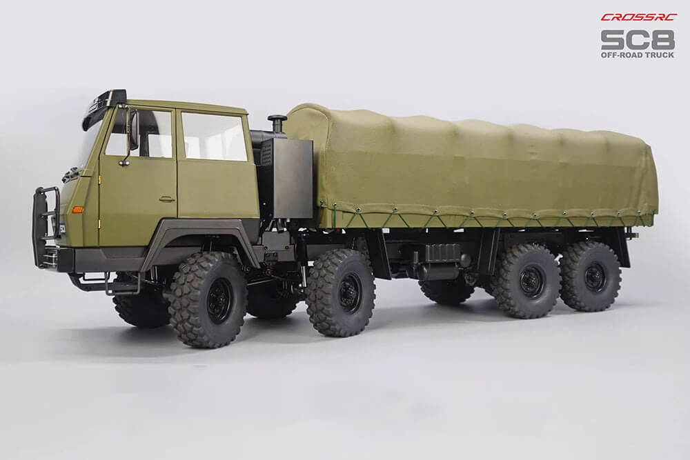 CROSSRC SC8 1/12 Scale RC Military Truck Tent Modification Accessory Kit