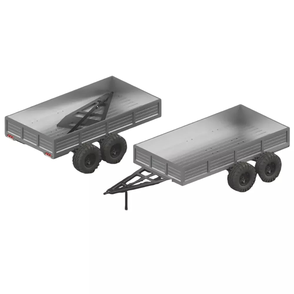 CROSSRC EMO XX2 XXL2 1/5 RC Crawler Stainless Steel Chassis Guard Off-Road Trailer Accessory