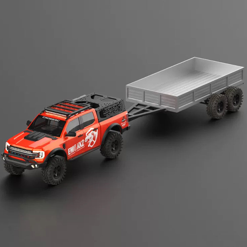 CROSSRC EMO XX2 XXL2 1/5 RC Crawler Stainless Steel Chassis Guard Off-Road Trailer Accessory